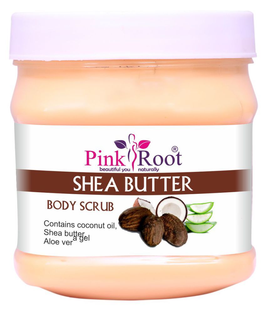 Pink Root Shea Butter Body Scrub 500gm with Lotus Jojobawash Face Wash