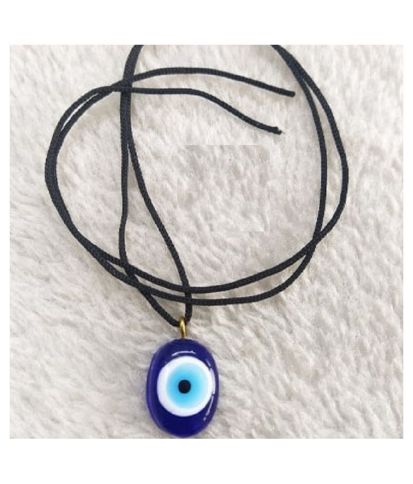 Evil Eye (Nazar Suraksha Kavach) pure Silver Pendant for Unisex by Kundli Gems \n Buy Evil Eye
