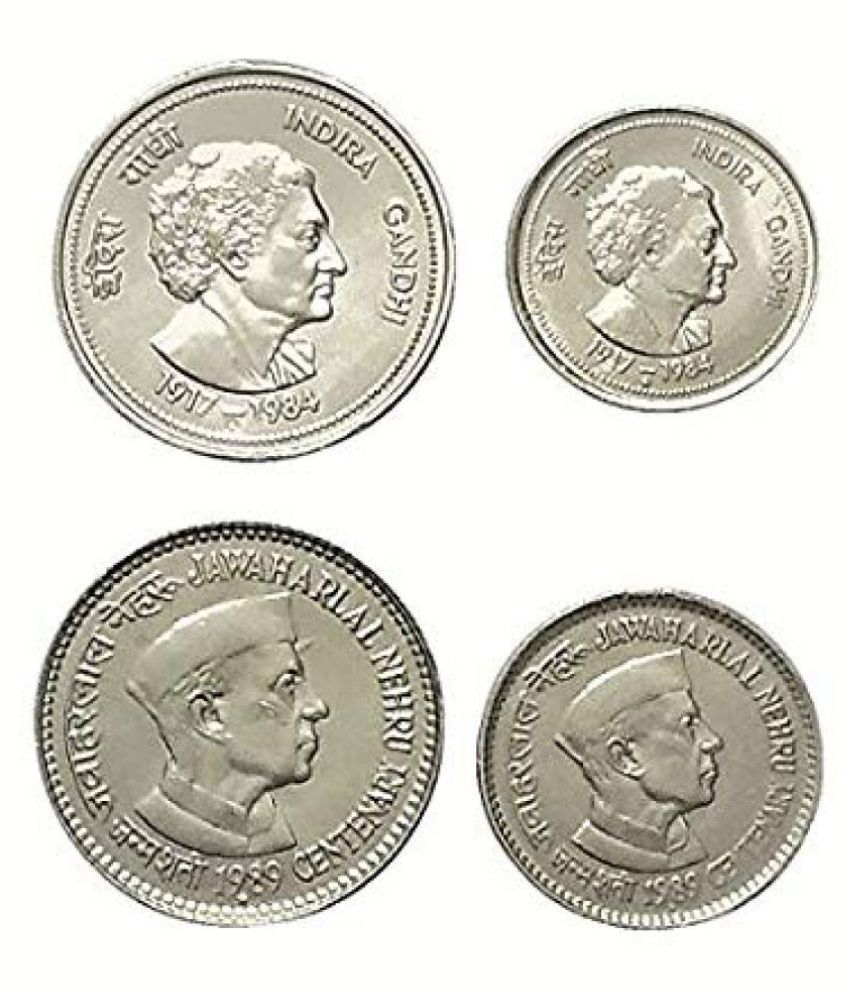     			Indra and Nehru Big Size Coins Combo