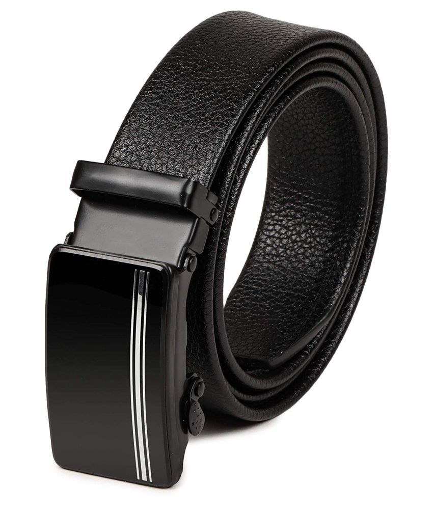 BULL BERRY Black PU Casual Belt: Buy Online at Low Price in India ...