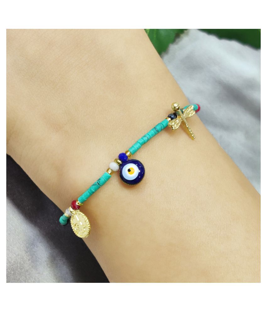 Shubhanjali Turkish Evil Eye Bracelet for Girls Boho Turkish Jewellery ...