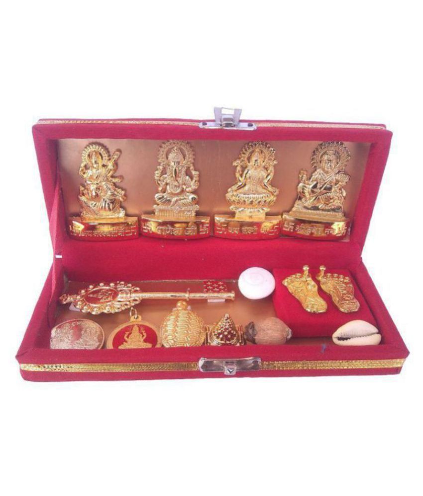     			Shri Dhan Laxmi-Kuber Bhandari Yantra - Pack Of 13 free Rudraksh Pendant