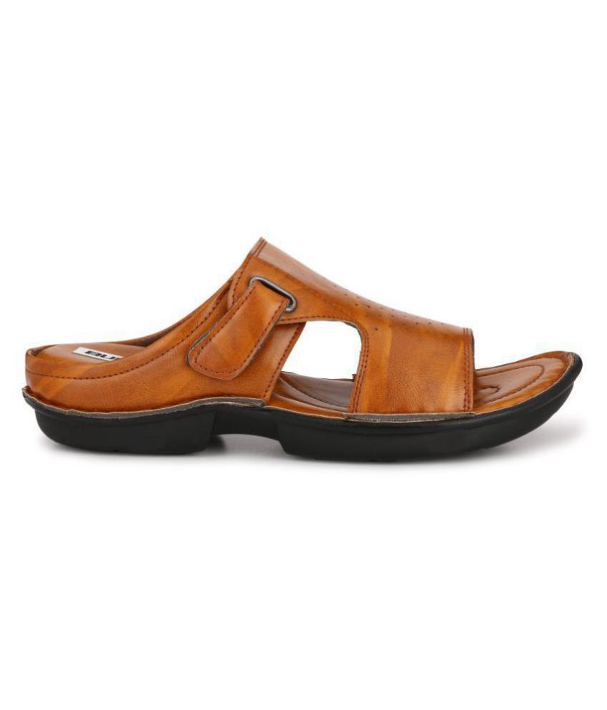 bucik tan leather slippers