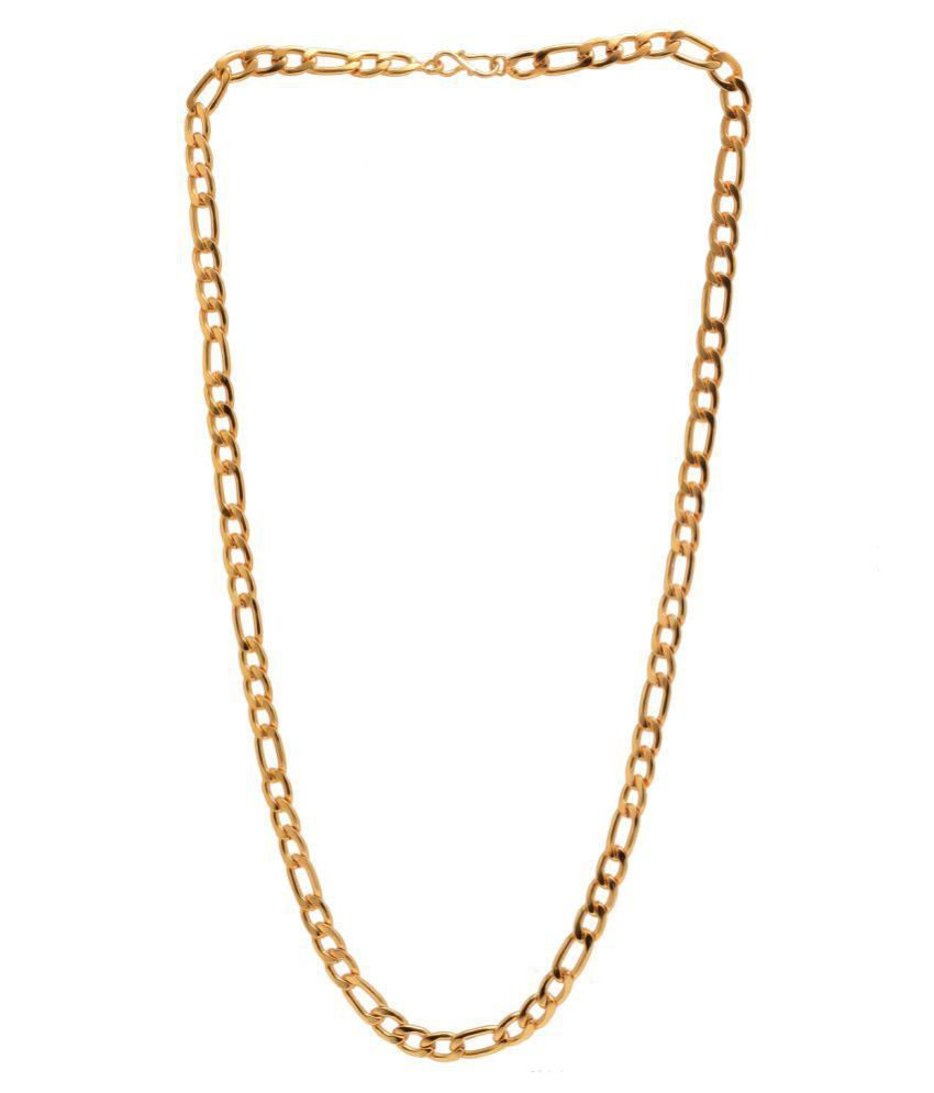     			Jewar Mandi Gold Plated Chain ( Set of 1 )