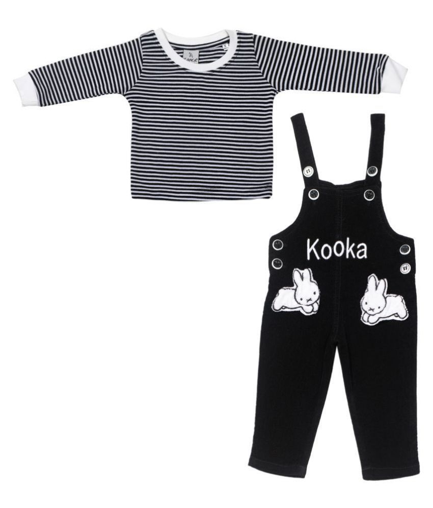 Kooka Kids Boys Full Dungaree (Black) Buy Kooka Kids Boys Full