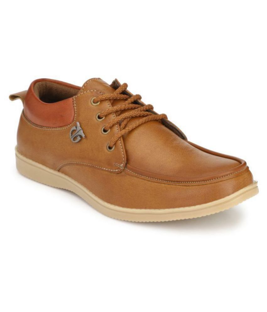     			Sir Corbett - Tan Men's Boat Shoes