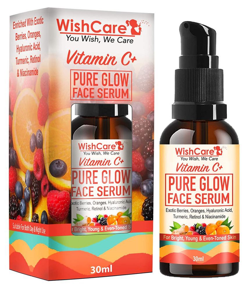     			WishCare 35% Vitamin C+ Pure Glow Face Serum - With Hyaluronic Acid Face Serum 30 mL