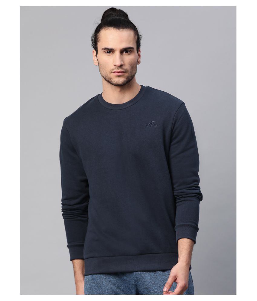     			Alcis Navy Cotton Sweatshirt