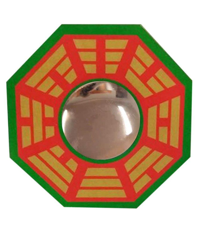     			Feng Shui Chinese Convex Vastu Bagua(Pa KUA) Mirror for Positive(Chi) Energy | Wall/Door Decor for Protection