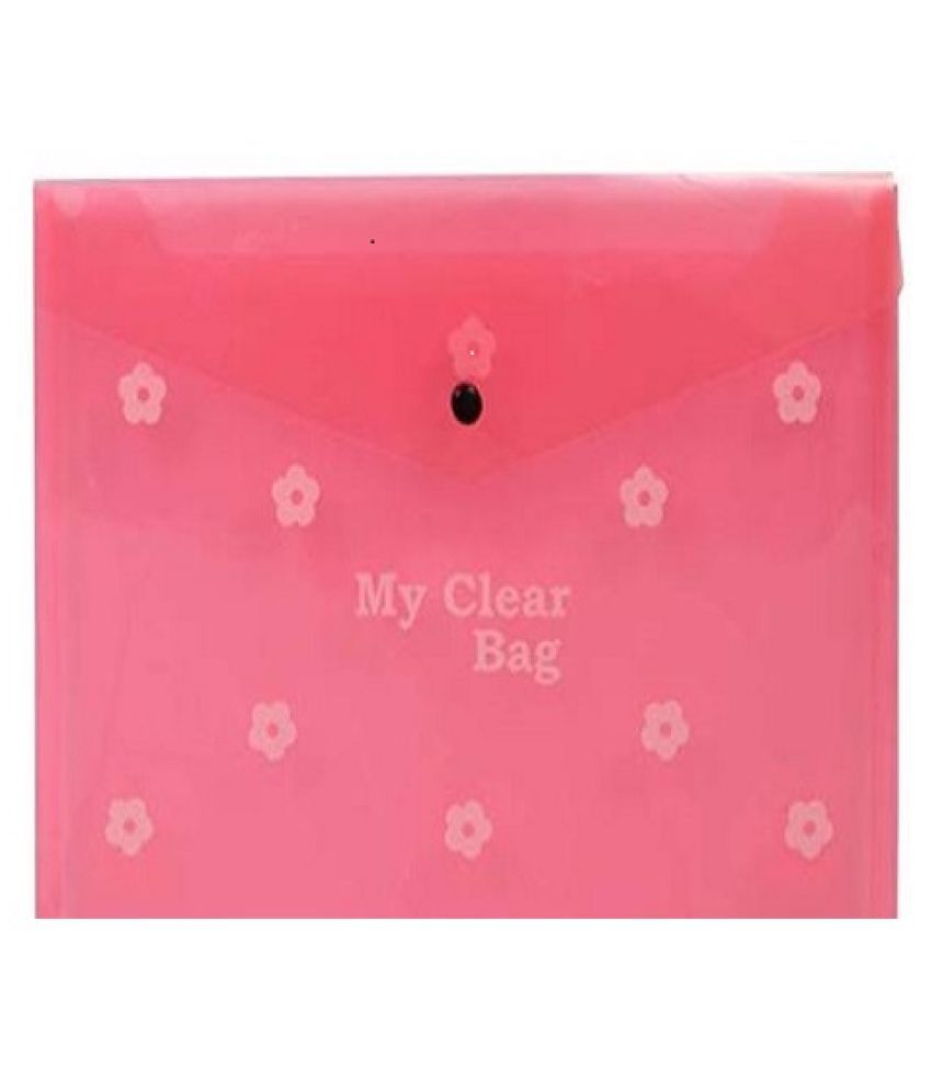 clear red bag