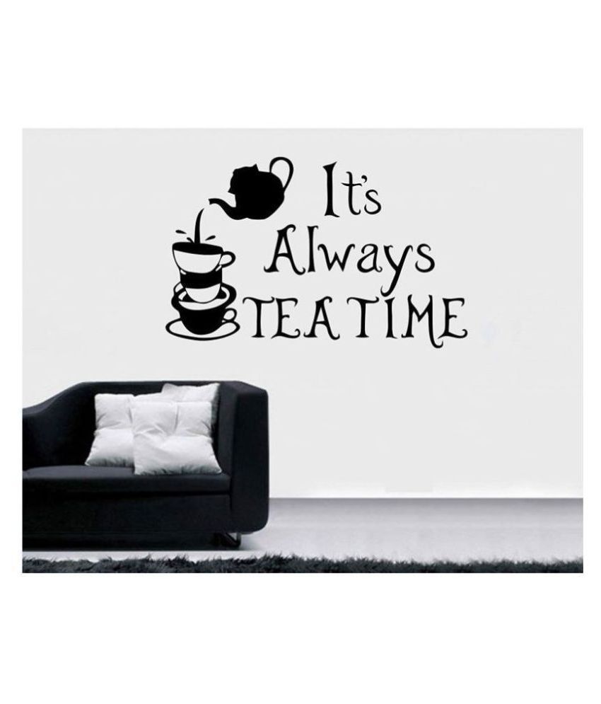    			Asmi Collection Tea Time for Cafe, Restaurants, Kitchen Foods & Beverages Sticker ( 60 x 90 cms )