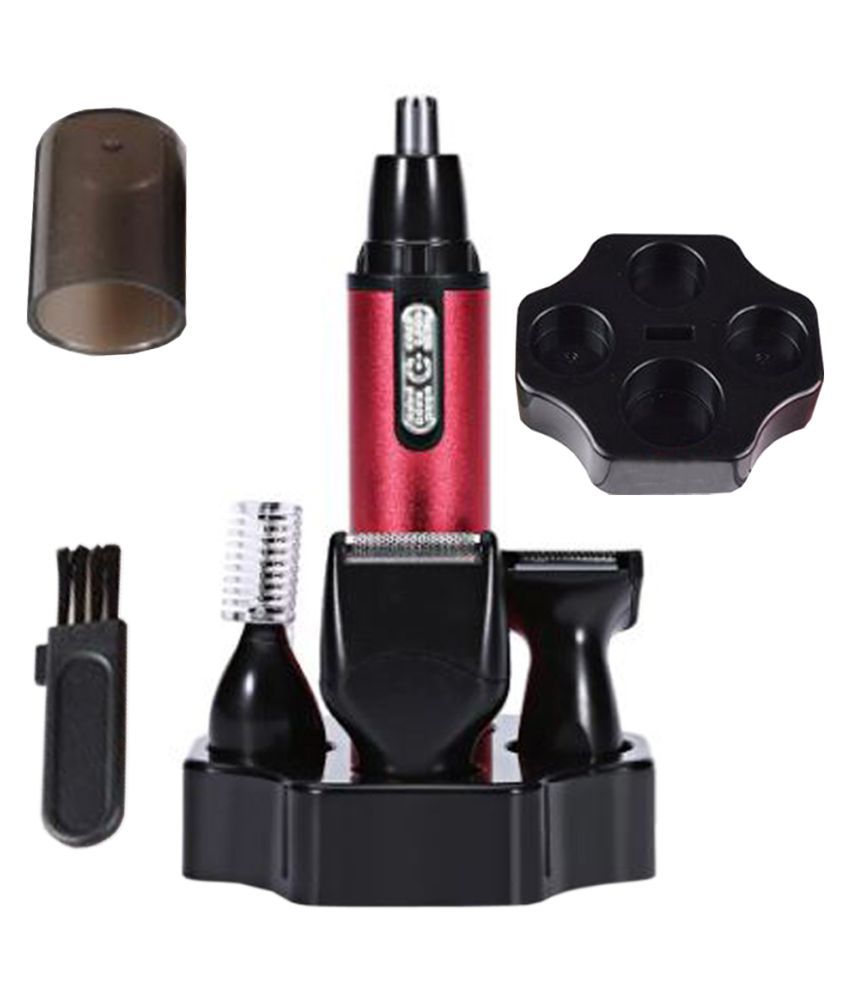 ING 4 in 1 Battery Ear Hair And Nose Trimmer Men nose ear care tools Casual Gift Set