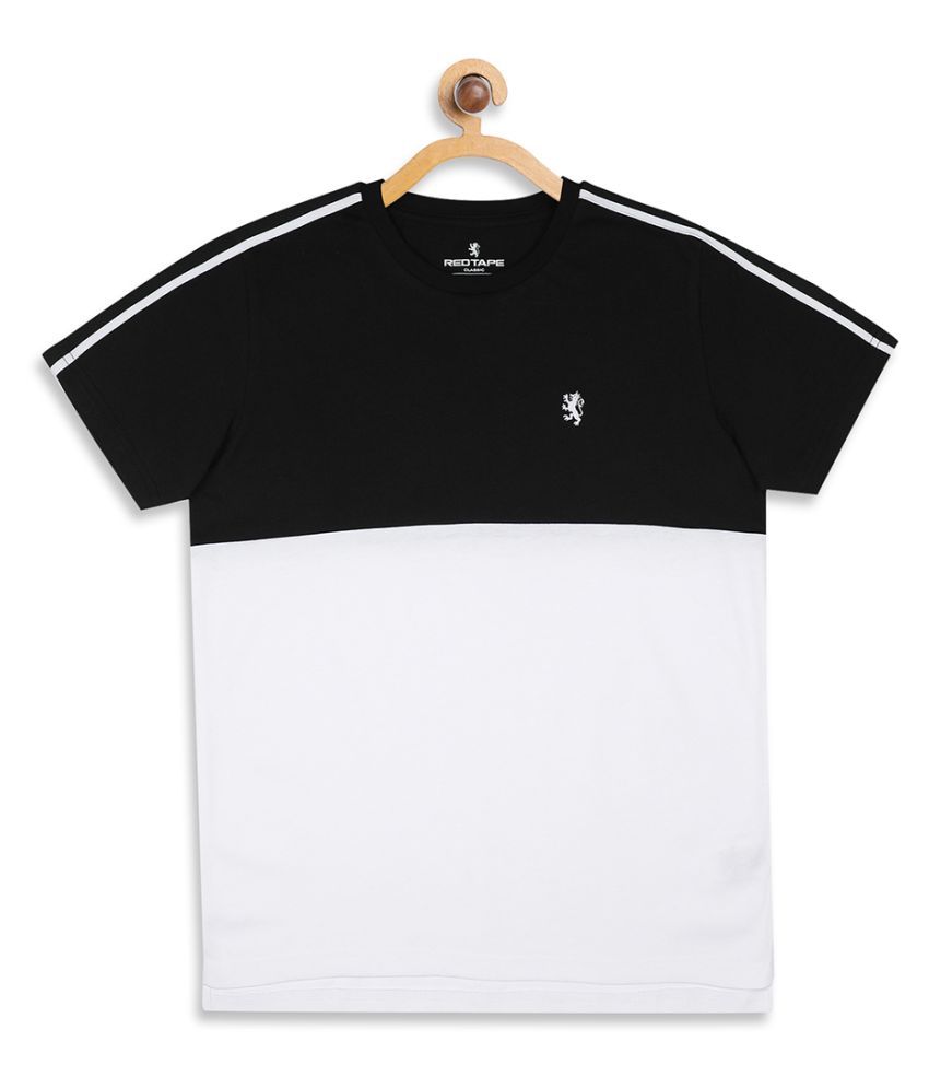 Red Tape Black Half Sleeve Casual T Shirt Buy Red Tape Black Half Sleeve Casual T Shirt Online At Low Price Snapdeal