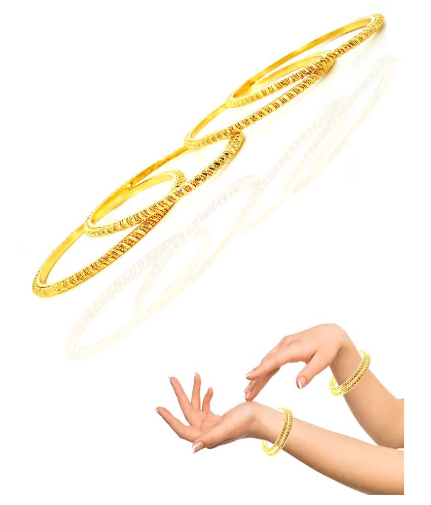     			shankhraj mall Traditional Gold Plated Designer Bangles Jewellery For Women / Girls-10094