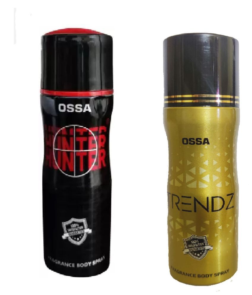     			OSSA 1 HUNTER and 1 TRENDZ deodorant, 200 ml each(Pack of 2)