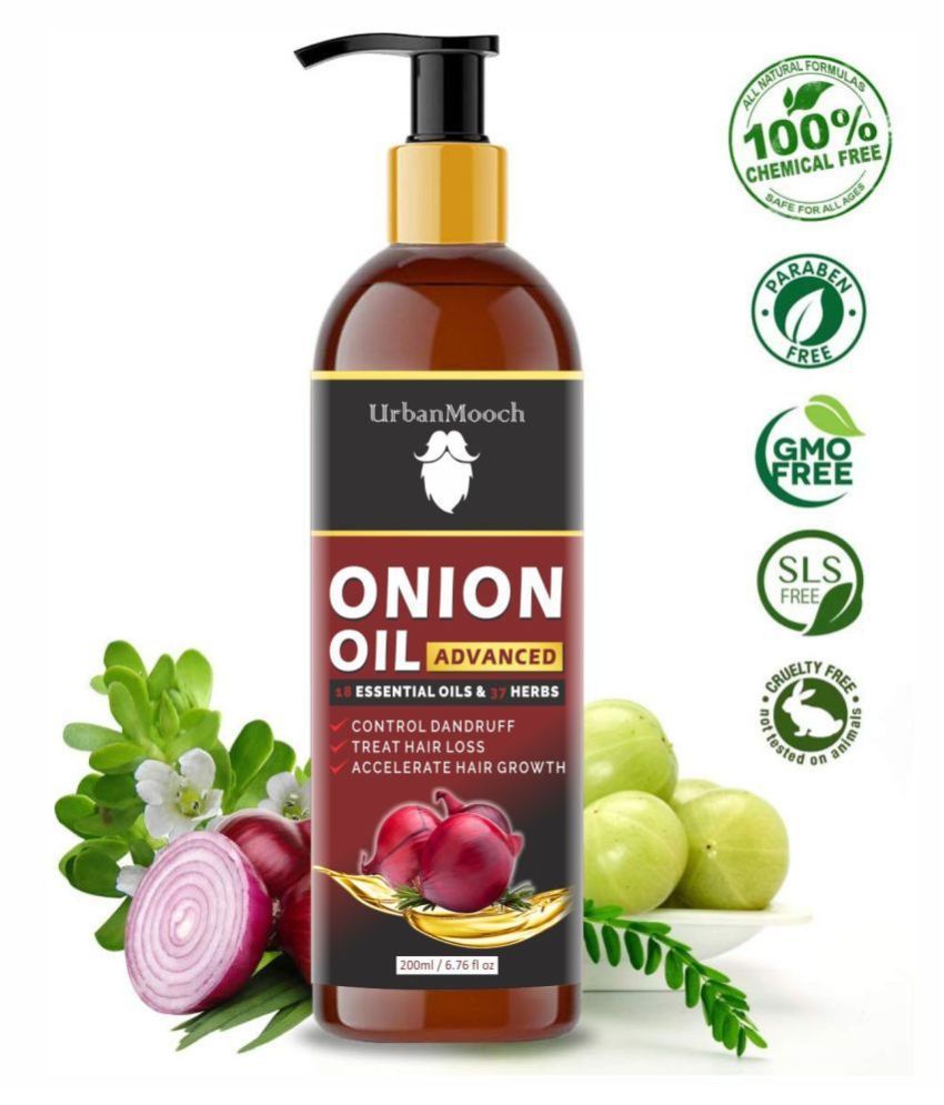     			UrbanMooch Advanced Onion Hair Oil  For Hair Growth Onion Hair Oil 200 mL