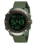 Eddy Hager - Olive Rubber Digital Men's Watch