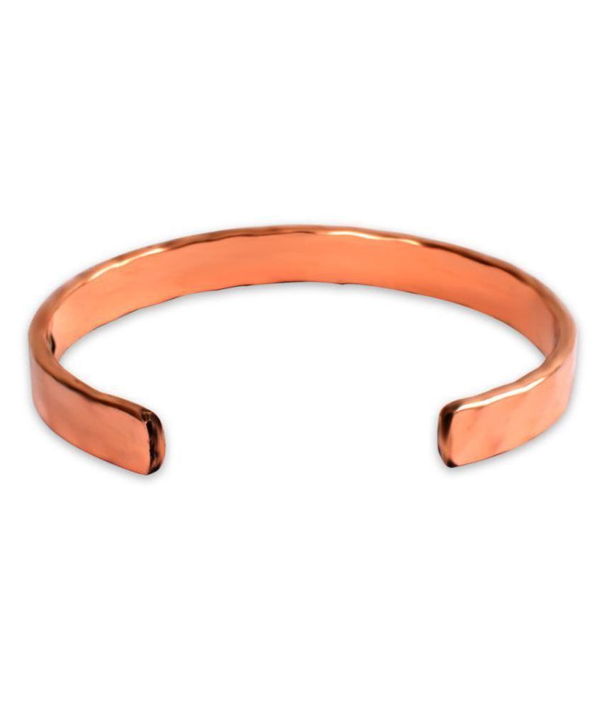 Rudra centre Copper Bracelet in Plain Design