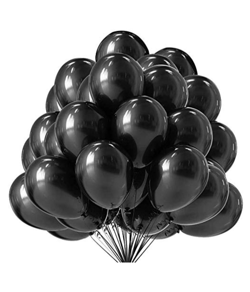     			Blooms Vibrant Colous Combo Pack of 100 Balloons - Black Balloons Combo