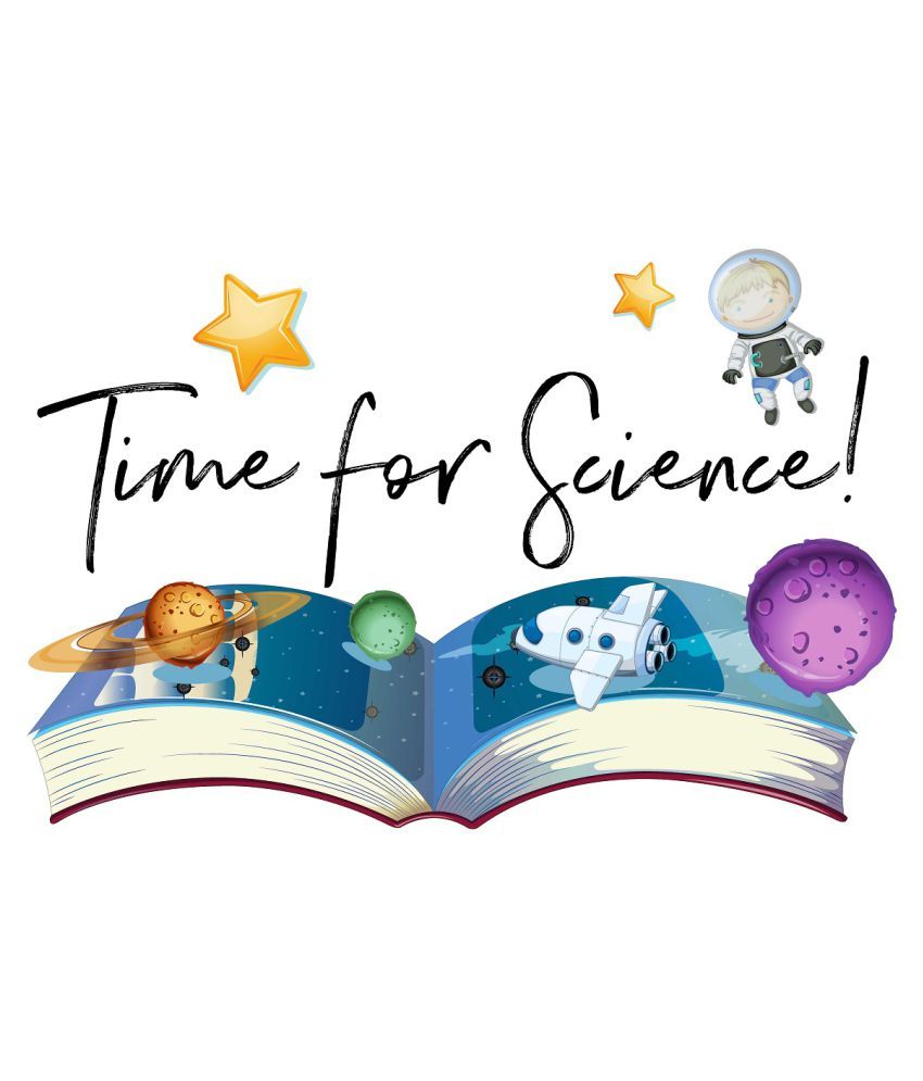     			Wallzone Travel for Science Sticker ( 40 x 60 cms )