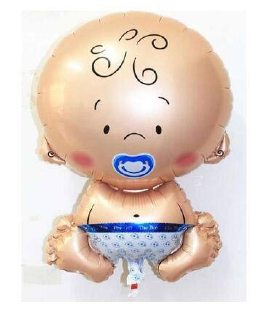     			Blooms Baby boy Foil Balloon (Pack of 1)