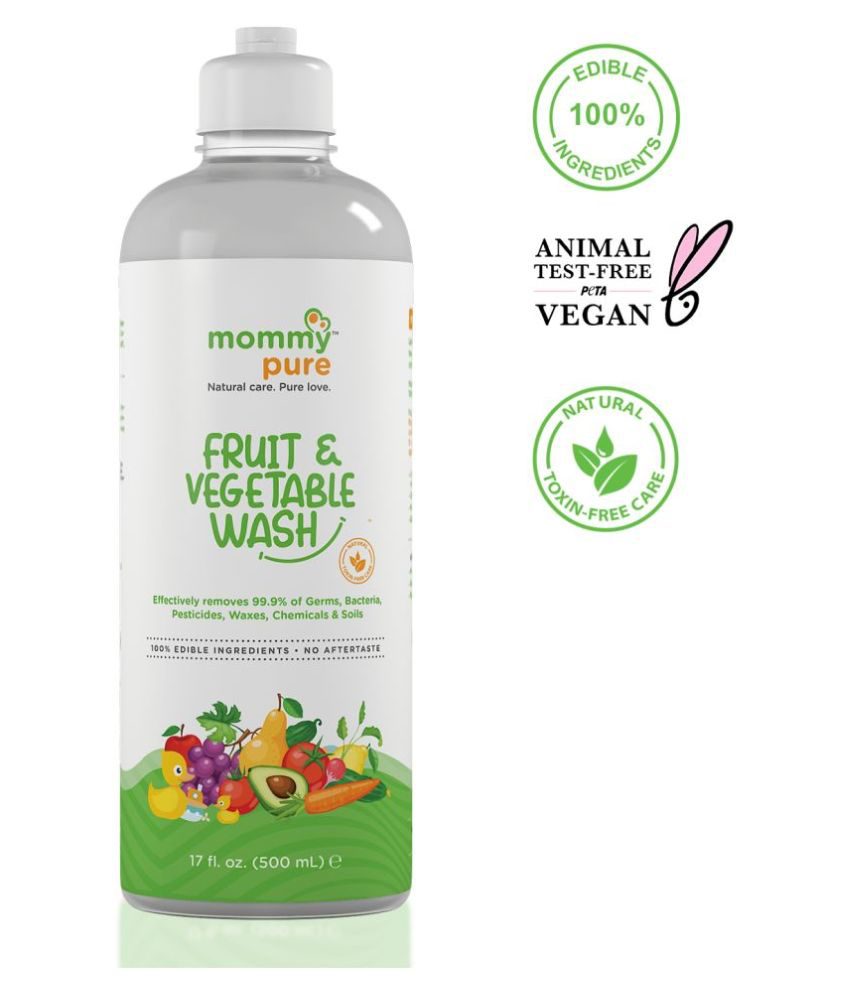 Mommypure All Purpose Cleaner Liquid Fruit & Vegetable Wash 500 mL