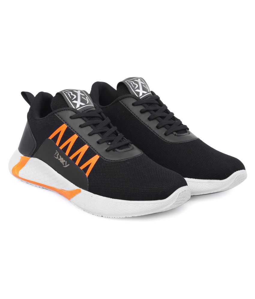     			YUVRATO BAXI Sports Black Running Shoes