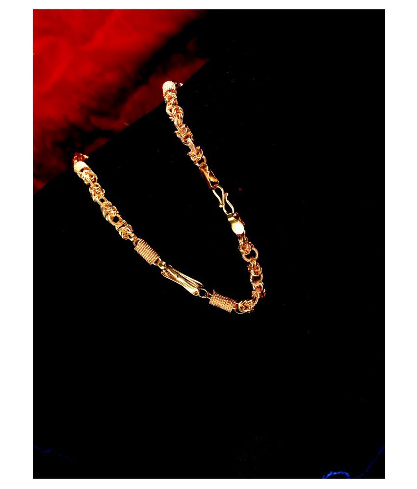     			Shankhraj Mall Gold Plated Mens Necklace Chain-1005