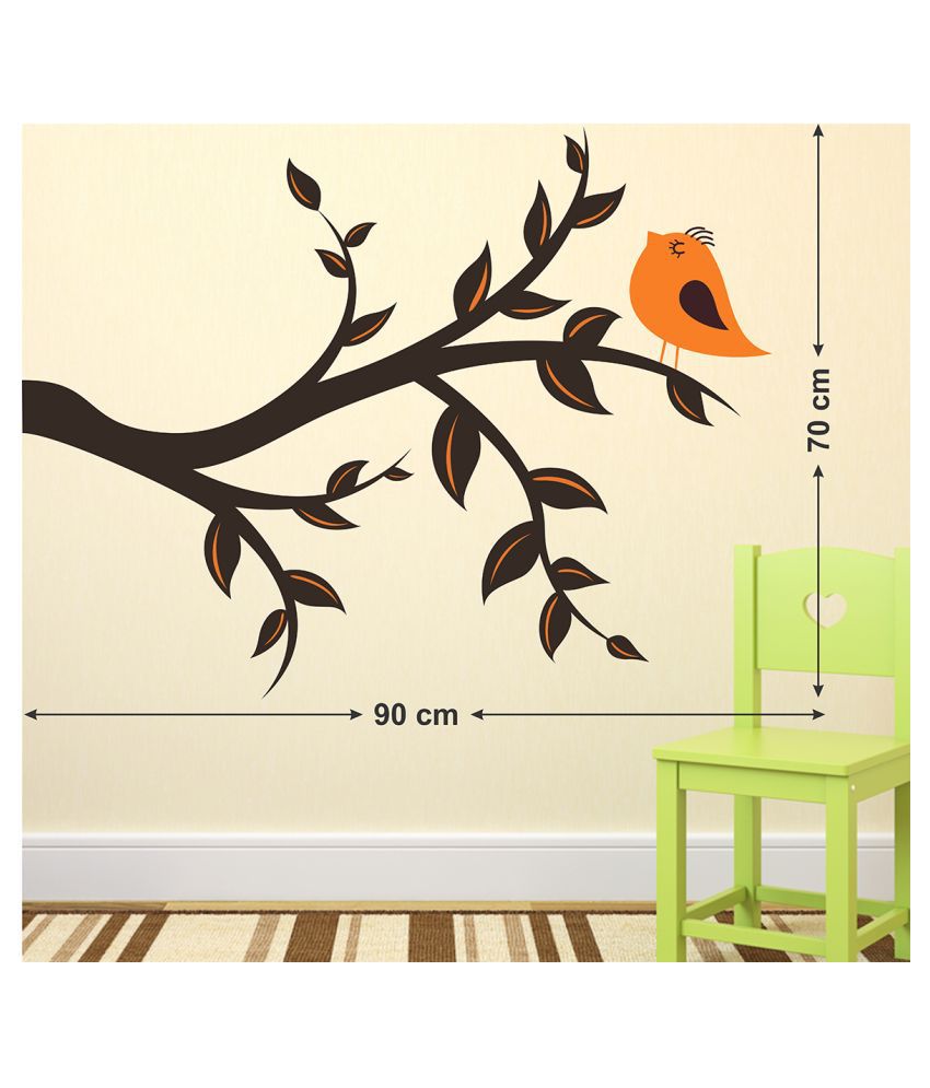     			Wallzone Bird in the Tree Sticker ( 70 x 75 cms )