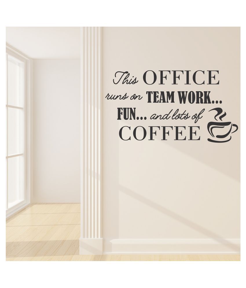    			Wallzone Office Quotes Sticker ( 70 x 75 cms )