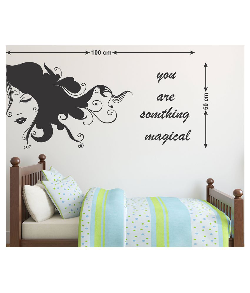     			Wallzone You Are Something Magical Sticker ( 70 x 75 cms )
