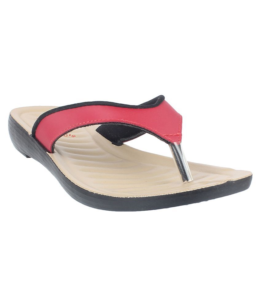     			Chips - Red Women's Flats