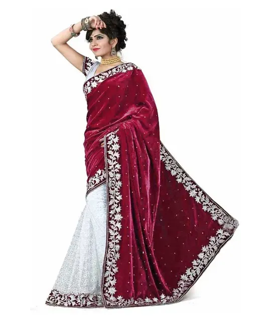 Buying Elegant Velvet Sarees Online – fashionjewelry2014