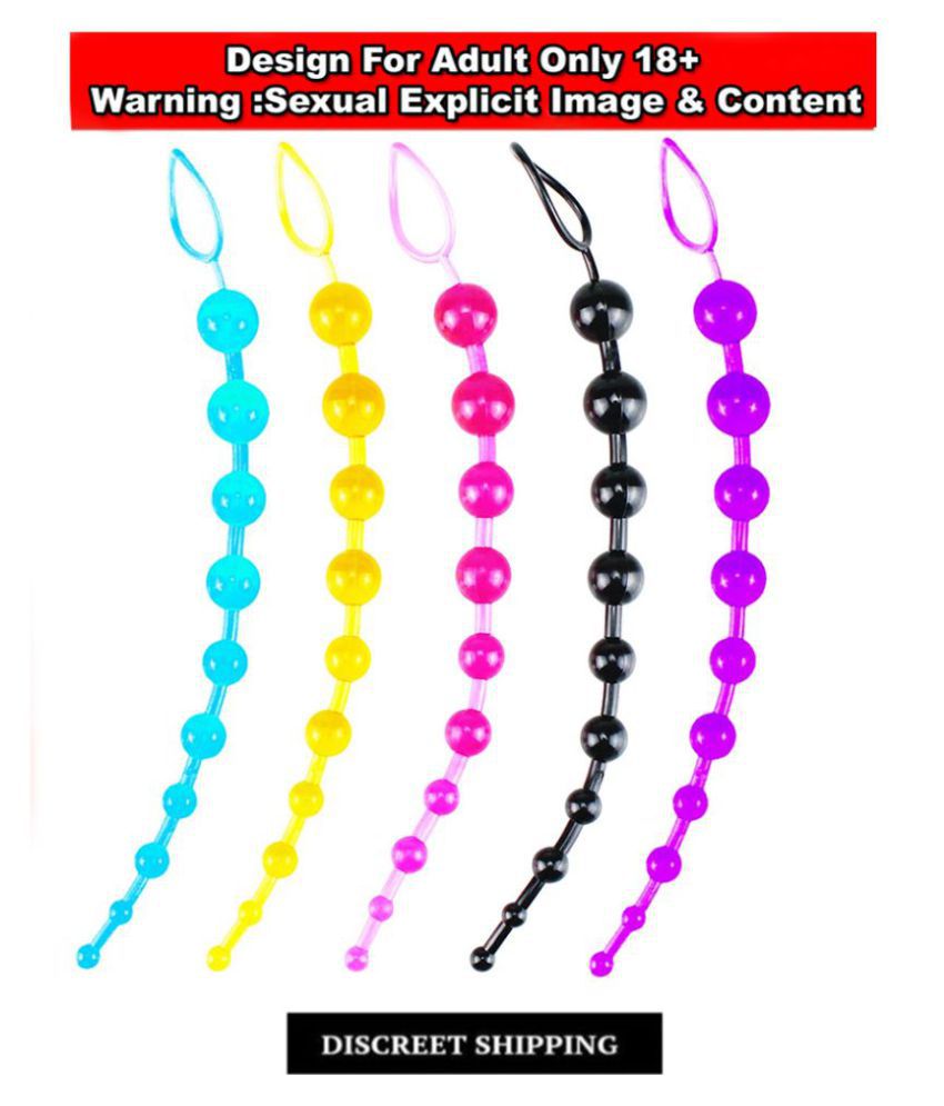 Anal Beads Sex Toys Women Men Plug Play Easy Use Pull Ring Ball Insert Gently G Spot Stimulator