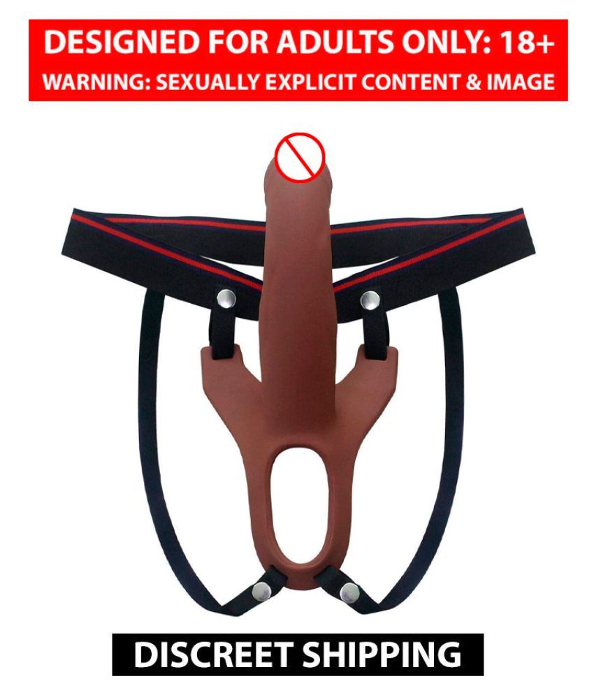 Inch Hollow Strap On Dildo With Belt In Flesh Color Sex Toy For Men