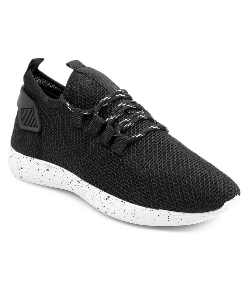     			YUVRATO BAXI Black Running Shoes