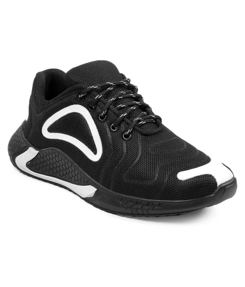     			YUVRATO BAXI Sports Black Running Shoes