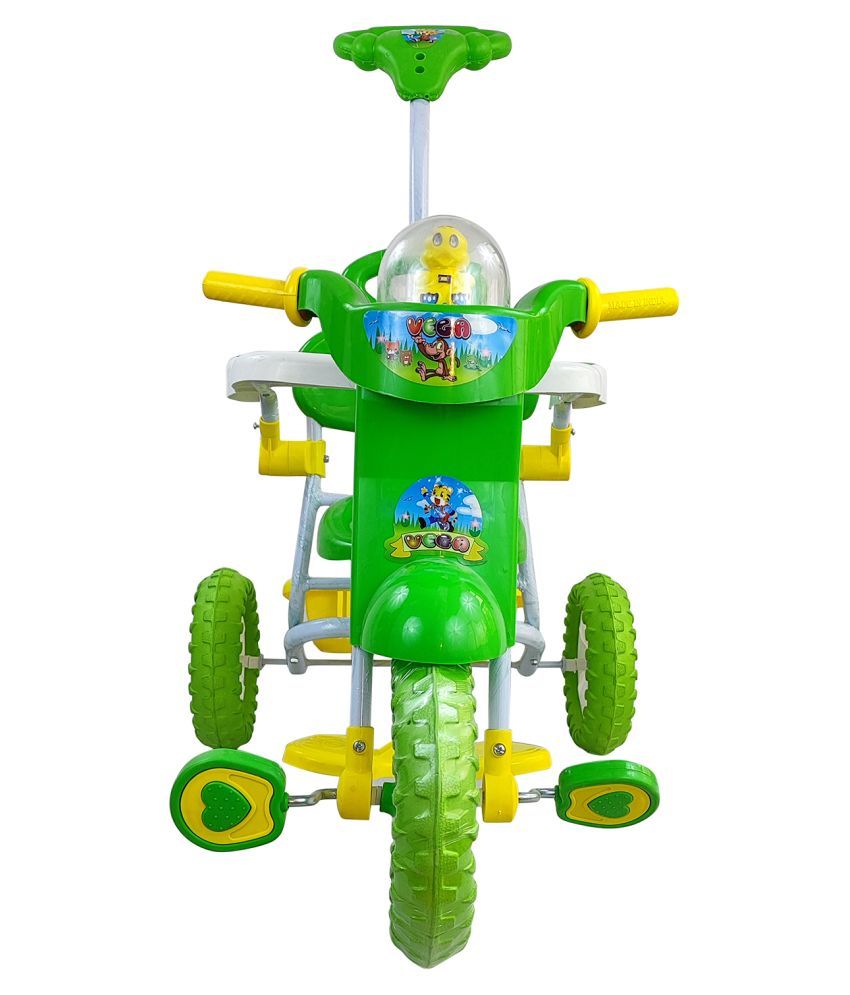 Dash Vega XL Children Musical Tricycle with Parental Handle , Storage Basket , Music and Lights 