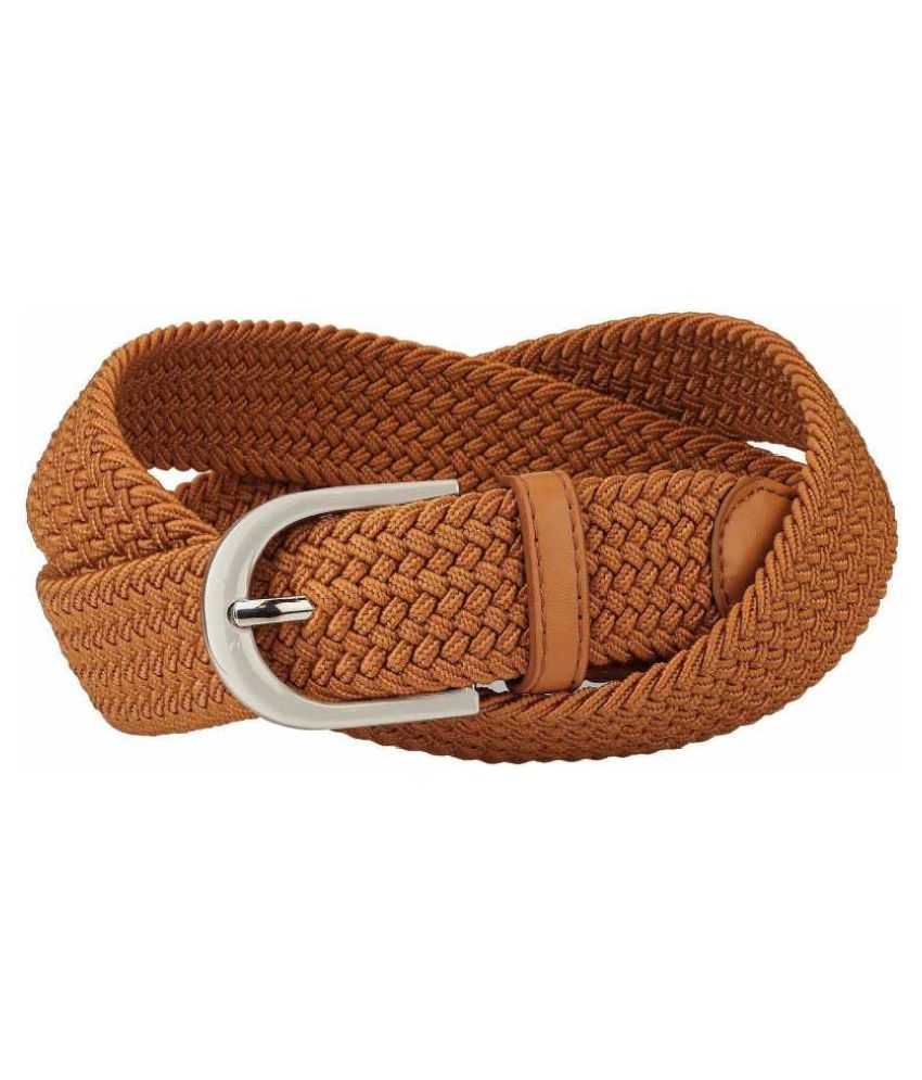     			Davidson Black Canvas Casual Belt