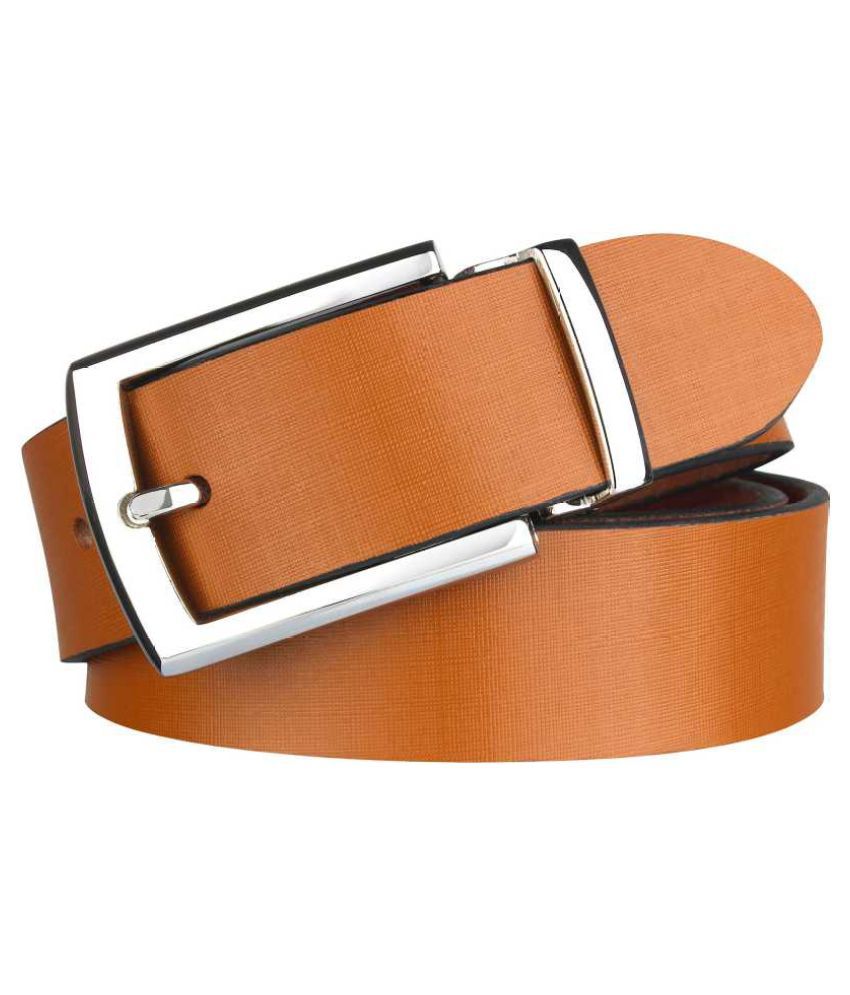     			Davidson Brown Leather Casual Belt