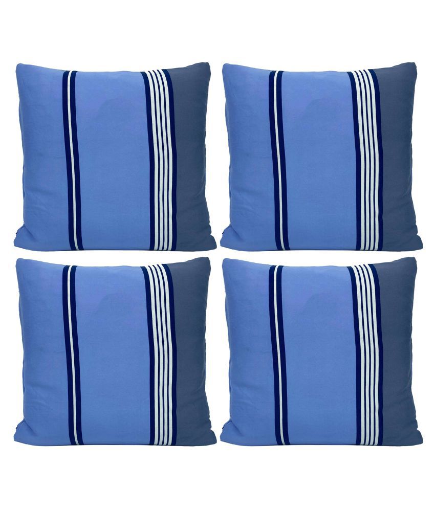     			House Of Quirk Set of 4 Polyester Cushion Covers 40X40 cm (16X16)