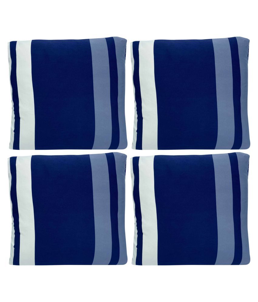     			House Of Quirk Set of 4 Polyester Cushion Covers 40X40 cm (16X16)