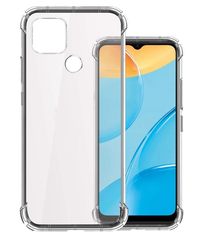     			Oppo A15S Plain Cases Kosher Traders - Transparent Premium Transparent Case