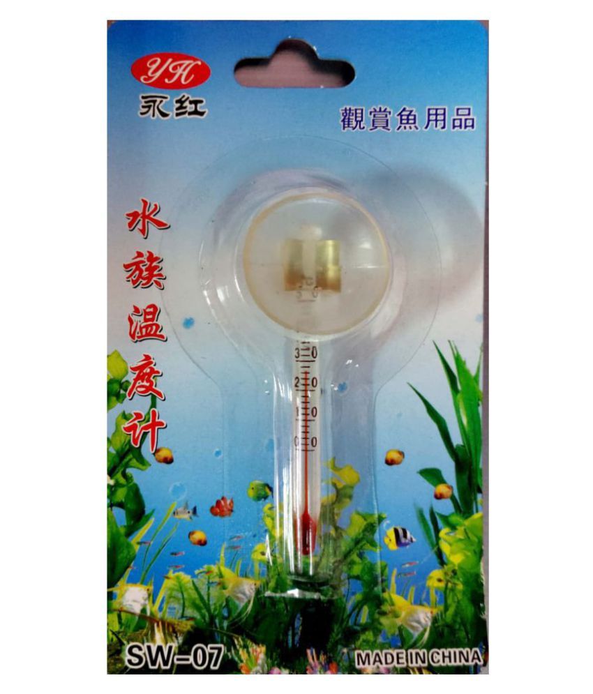 Aquarium Glass Thermometer SW07 MEASUREMENT RANGE 0 ° C 50 ° C