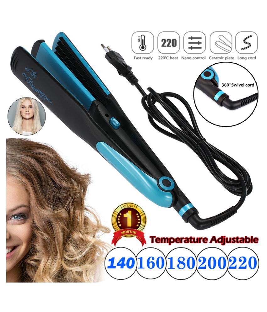 FD NEW Flat Iron EU Plug 110V-240V Portable Dual-use Hair Straightener  Multi Casual Fashion Comb: Buy Online at Low Price in India - Snapdeal