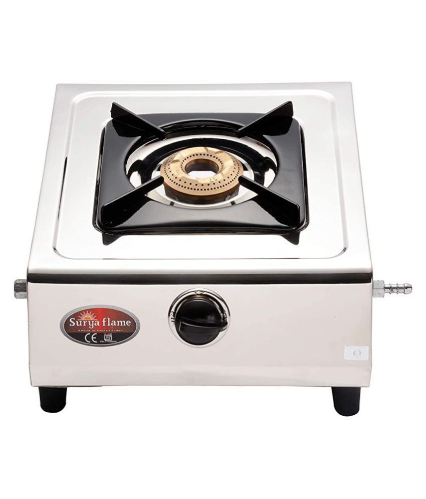 Suryaflame Panther Series 1b Stainless Steel Cook Top Gas Stove 