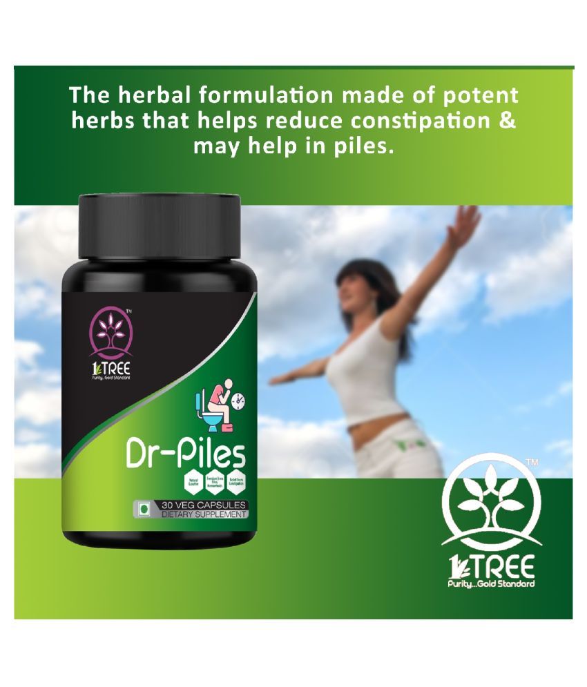 1 Tree DrPiles Capsules Hemorrhoids Piles Treatment Capsules Piles
