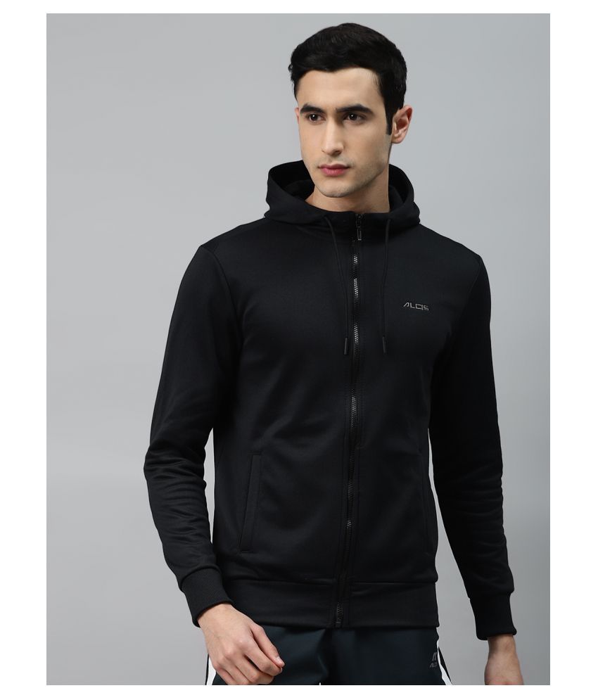 Alcis Black Polyester Jacket - Buy Alcis Black Polyester Jacket Online ...