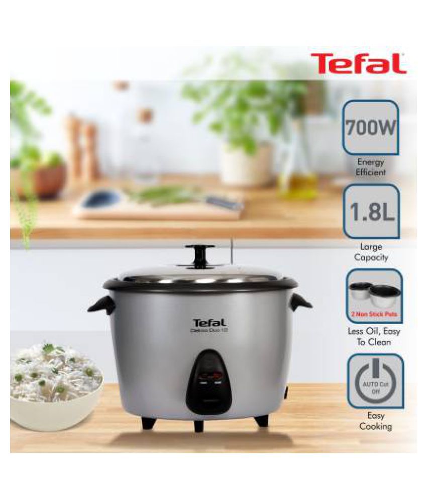 Tefal Delicio Duo 1.8 Ltr Rice Cookers Price in India - Buy Tefal ...