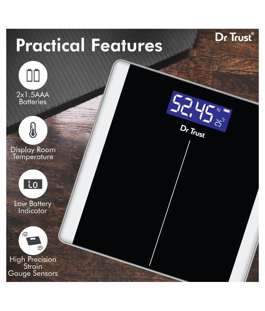 Dr Trust Balance Digital Electronic Body Weight Machine for Human Body
